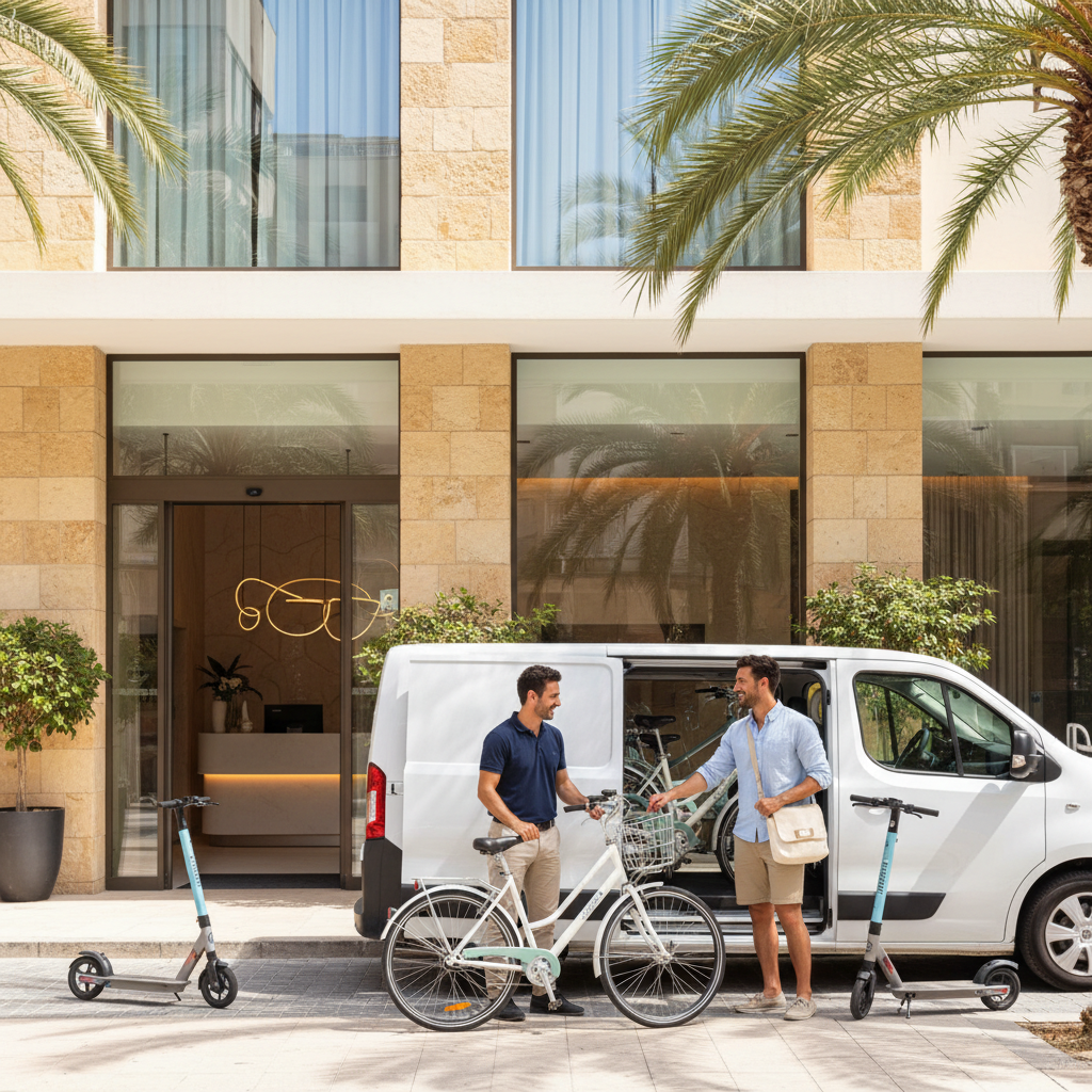 Delivery of bicycles, e-bikes, mountain bikes, scooters