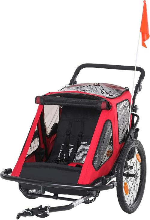 The photos of child bicycle trailer