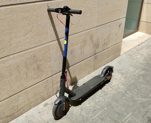 The photos of the electric scooter rental