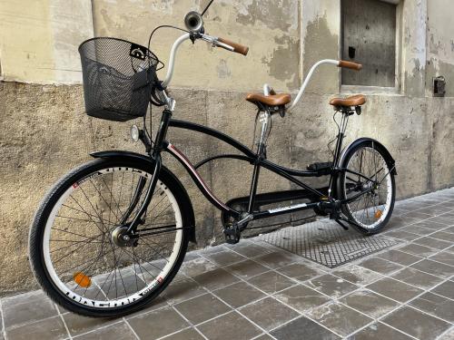 Los fotos de bicicleta tándem