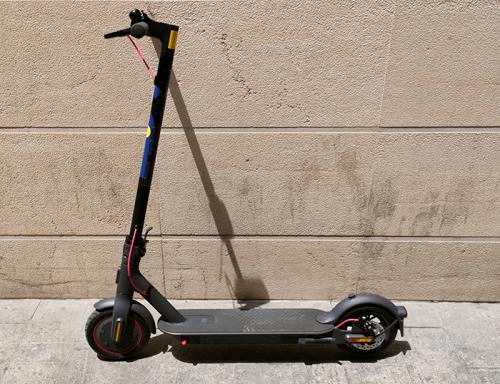 The photos of the electric scooter rental