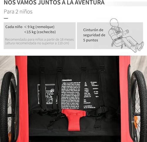 Les photos de remorque à vélo pour enfants