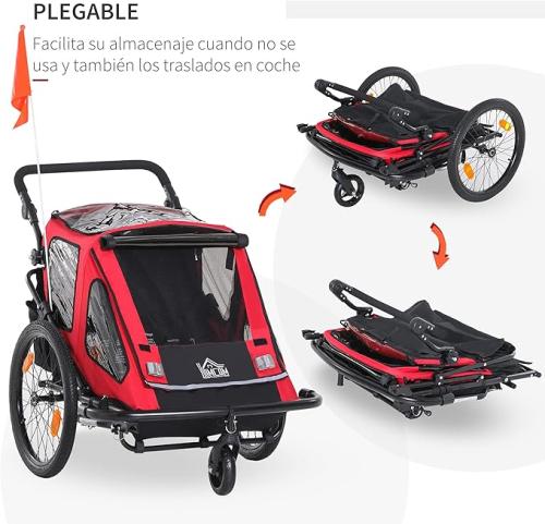 The photos of child bicycle trailer