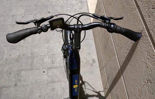 De foto`s van electro fiets